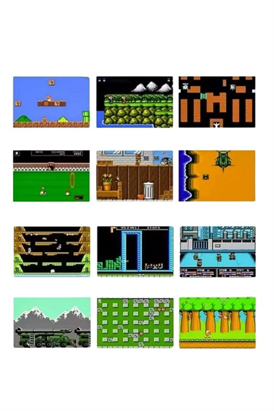 Çocuklara Özel Taşınabilir Sup El Atarisi 400 Oyunlu Nostaljik Oyun Konsolu