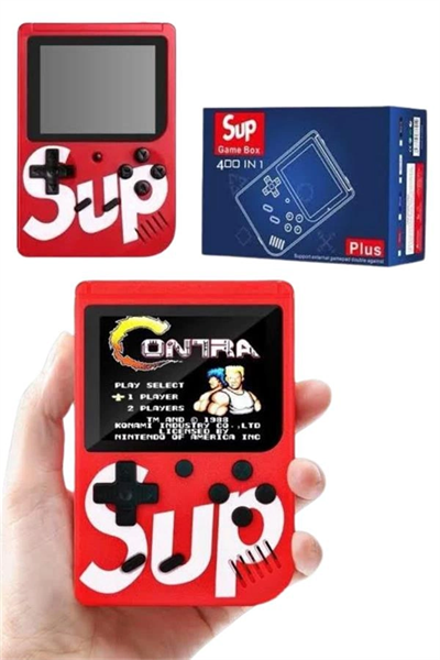 Çocuklara Özel Taşınabilir Sup El Atarisi 400 Oyunlu Nostaljik Oyun Konsolu