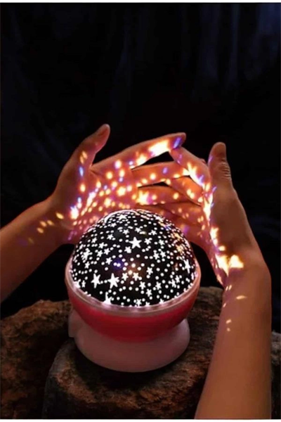 Çocuklara Özel Yıldızlı Gece Lambası
