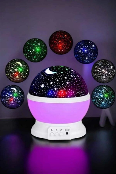 Çocuklara Özel Yıldızlı Gece Lambası