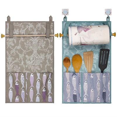 Çok Amaçlı Ahşap Kulplu Mutfak Peçete Askılığı ve Kaşıklık