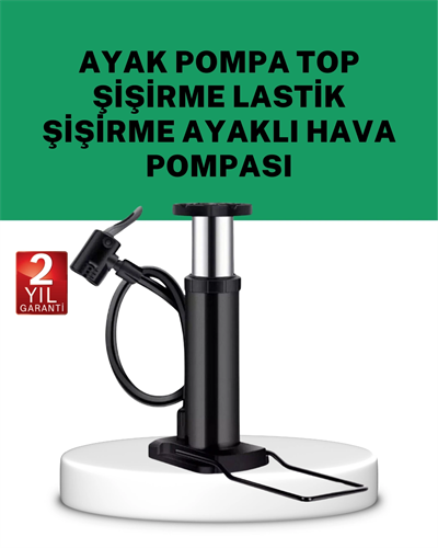 Çok Amaçlı Ayak Pompası Dayanıklı Pratik Hava Pompası