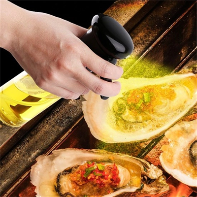 Çok Amaçlı Cam Şişe Püskürtmeli Dağıtıcı Yağdanlık Limonluk Sirke Sosluk Spreyi Siyah Bx40