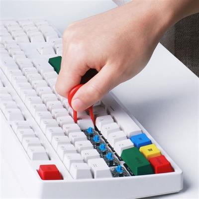 Çok Amaçlı Kırmızı Hassas Fırça Başlıklı  Bilgisayar Laptop Temizleme Fırçası (3936)