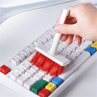 Çok Amaçlı Kırmızı Hassas Fırça Başlıklı  Bilgisayar Laptop Temizleme Fırçası Bx40