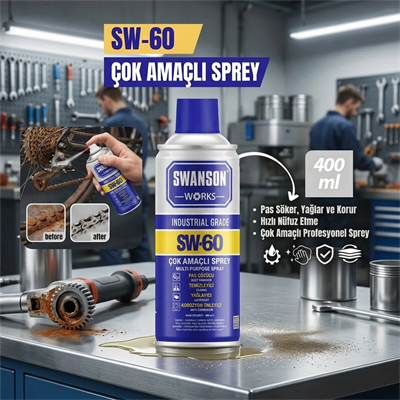 Çok Amaçlı Profesyonel Sprey - 400 ml - Pas Sökücü - Yağlayıcı - Koruyucu