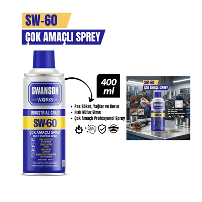 Çok Amaçlı Profesyonel Sprey - 400 ml - Pas Sökücü - Yağlayıcı - Koruyucu