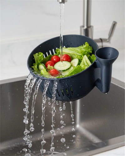 Çok Amaçlı Sebze Yıkayıcı Ergonomik Tasarım Süzgeçli Mutfak Kabı