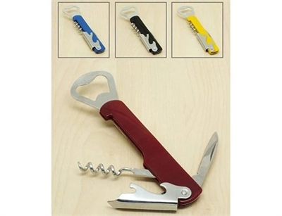 Çok Amaçlı ve Kullanışlı Metal Tirbişon - Açacak 4 Fonksiyonlu