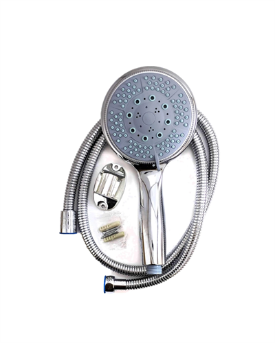 Çok Fonksiyonlu 4 Kademeli El Duşu Seti Spiral Hortumlu Banyo Duş Başlığı
