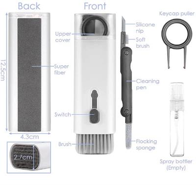 Çok Fonksiyonlu 7 Parça Airpods Klavye Ekran Kulaklık Temizleme Kiti (3936)