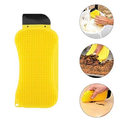 Çok Fonksiyonlu Deterjan Hazneli Pratik Bulaşık Yıkama Fırçası (3936)