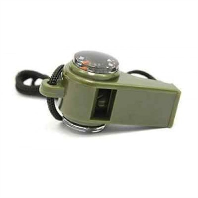 Çok Fonksiyonlu Düdük Pusula Kamp Termometre Acil Survival Dişli Düdük