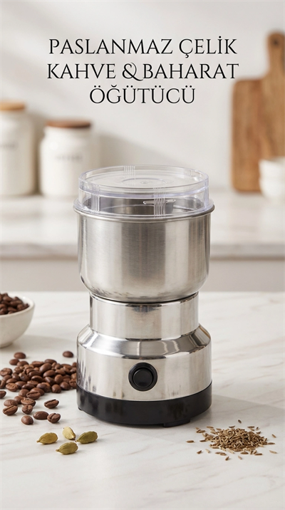 Çok Fonksiyonlu Elektrikli Kahve ve Baharat Öğütücü, Mutfak Kullanımı İçin