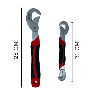 Çok Fonksiyonlu Ergonomik Ayarlanabilir Büyük Küçük Akıllı Pense Anahtar 2li Set Bx40