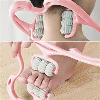 Çok Fonksiyonlu Manuel Altı Tekerlekli Boyun Masaj Aleti (3936)