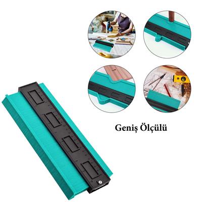 Çok Fonksiyonlu Plastik Kontur Ölçüm Cihazı Ahşap Fayans Şekillendirme Kalıbı- 12 CM (3936)