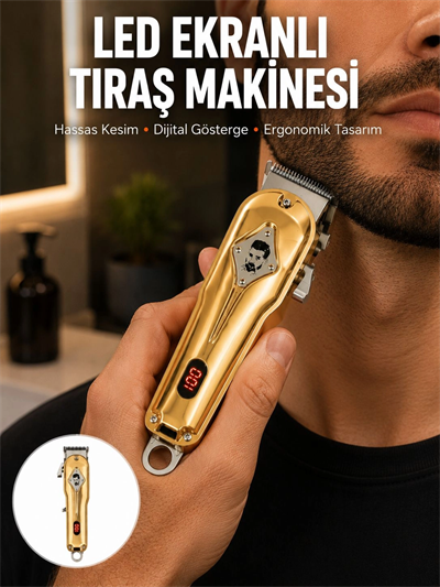 Çok Fonksiyonlu Saç, Sakal ve Vücut İçin Tıraş Makinesi Yeni Nesil