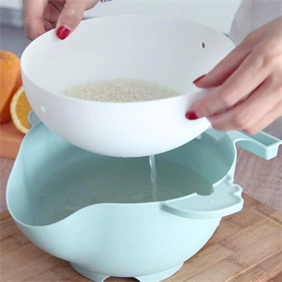 Çok Fonksiyonlu Salata Aparatı - Süzgeçli Doğrayıcı Kase