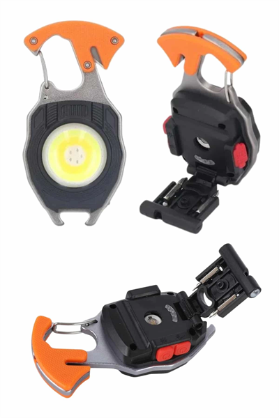 Çok İşlevli Acil Durum Işığı USB Şarjlı Cep Feneri 7 Farklı Mod
