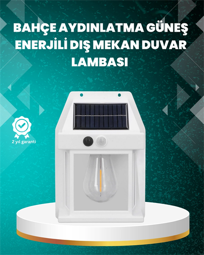 Çok Modlu Güneş Enerjili Bahçe ve Balkon Lambası