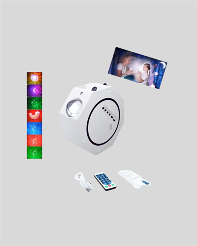 Çok Modlu Yıldız ve Okyanus Efektli Gece Işığı Projektörü