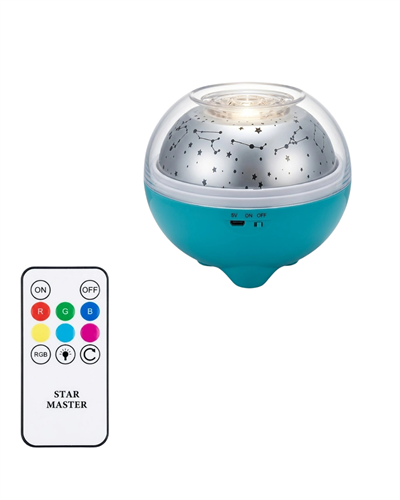 Çok Renkli LED Yıldız Projektör Gece Lambası Bluetooth Müzik Çalar ve Kumandalı Kontrol