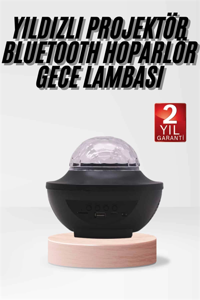 Çok Renkli Projektör Lamba Disko Topu Gece Lambası Kablosuz