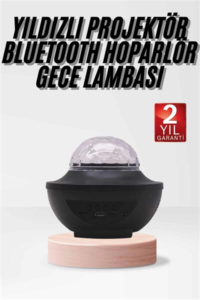 Çok Renkli Projektör Lamba Disko Topu Gece Lambası Kablosuz