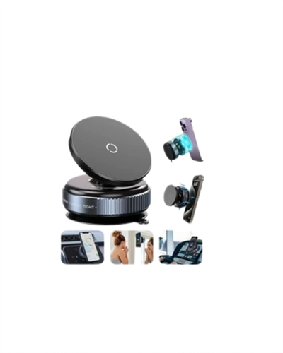 Çok Yönlü Döner Başlıklı Vakumlu Araç Telefon Standı – Sert Yollarda Stabil Kullanım