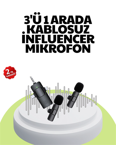 Çok Yönlü Mikrofon - Net Ses, Uzun Pil