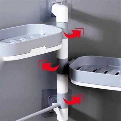 Çoklu Sabun Tutucu Fonksiyonel Banyo Sabunluk (3936)