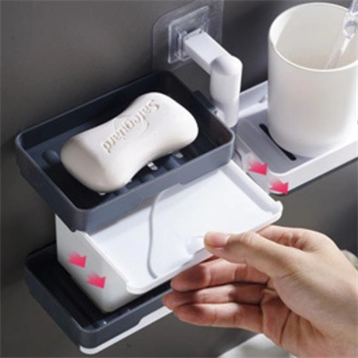Çoklu Sabun Tutucu Fonksiyonel Banyo Sabunluk Bx40