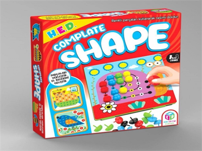 Complate Shape Renklerle Zekanı Konuşturma Oyunu