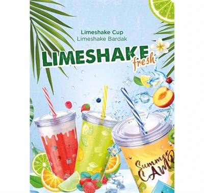 Cool Lime Bardağı - Limeshake Bardak 600 Ml