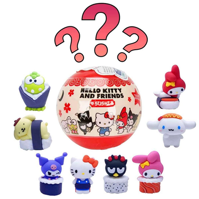Cool Things Hello Kitty And Friends Sushi 3D Sürpriz Figür Paketi