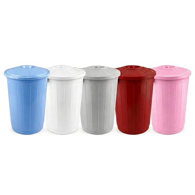 Çöp Kovası 70 Lt Plastik Çöp Kovası Kapaklı Büyük Boy Çöp Bidonu Dayanıklı Çöp Kovası