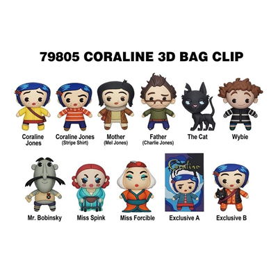 Coraline Klipsli Figür Seri 1