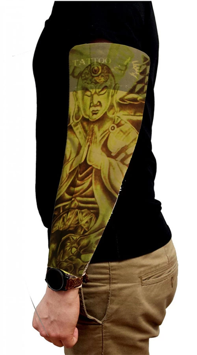 Çorap Dövme Giyilebilir Kol Bacak Dövmesi Likralı 2 Adet Model 4