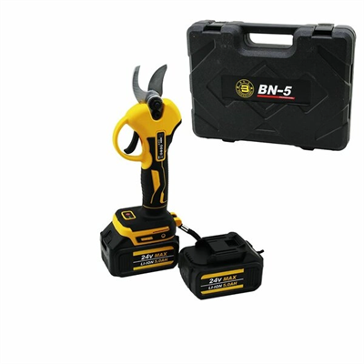 Cordless Shear Yellow Bn-5 Hs-155  Şarjlı  Bağ Makası  2 Batarya - 24v 5.0ah Bx40
