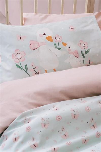 Cotton Box Bebek Nevresim Takımı Mamiduck Pembe