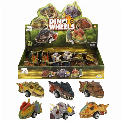 Crazoo Dinozor Çek Bırak Araba - 1 Adet Stokta Olan Gönderilir