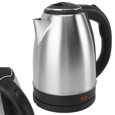 Crown CRW-7102 1500W 1.8 Litre Lüks Çelik Su Isıtıcı Kettle İnox (3936)