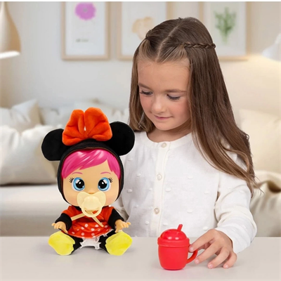 Cry Babies Love and Care Minnie Kostümlü Bebek