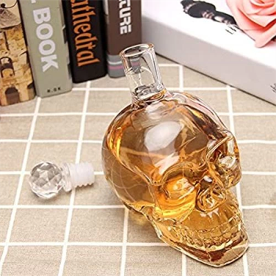 Crystal Head Kuru Kafa Cam Şişe 350 Ml