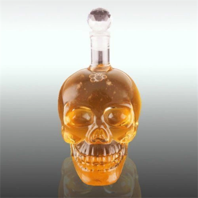 Crystal Head Kuru Kafa Cam Şişe 350 Ml