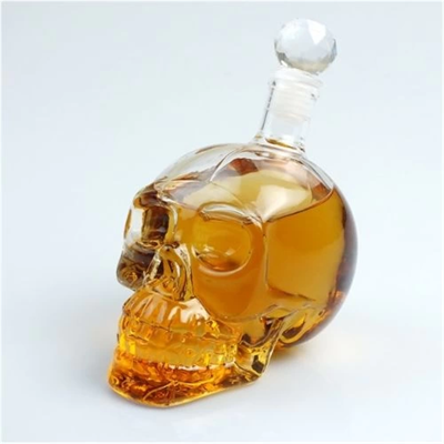 Crystal Head Kuru Kafa Cam Şişe 350 Ml