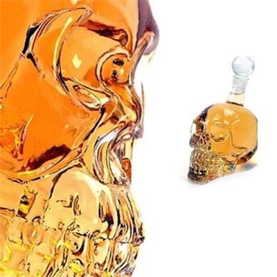 Crystal Head Kuru Kafa Cam Şişe 350 Ml