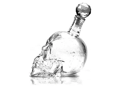 Crystal Head Kuru Kafa Cam Şişe 350 Ml