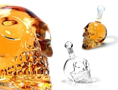 Crystal Head Kuru Kafa Cam Şişe 350 Ml